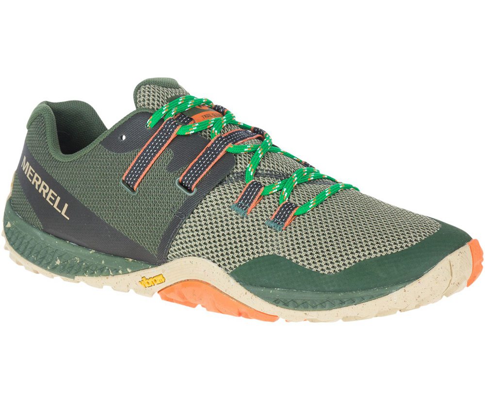 Merrell Sneakers Green - Trail Glove 6 - Mens 31XBKFQDO